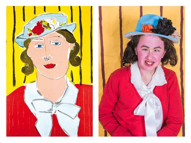 Woman red Lithograph Matisse Calendario 2017 CEE torrepinos